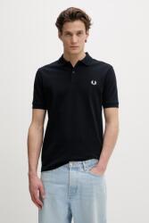 Fred Perry pamut póló - sötétkék M - answear - 37 990 Ft