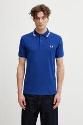 Fred Perry pamut póló - kék M - answear - 29 990 Ft