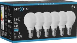 Mexen Nova 6x Bec LED E14, G45, 7W, Rece - 6500K, 735 lm - L101-E14-0765-01x06 (L101-E14-0765-01x06)