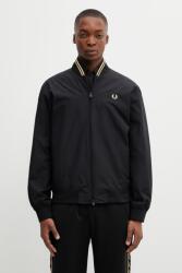 Fred Perry bomber dzseki - fekete M