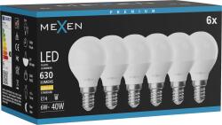 Mexen Nova 6x Bec LED E14, G45, 6W, Caldă - 3000K, 630 lm - L101-E14-0630-01x06 (L101-E14-0630-01x06)