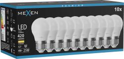 Mexen Nova 10x Bec LED E27, G45, 4W, Caldă - 3000K, 420 lm - L101-E27-0430-01x10 (L101-E27-0430-01x10)