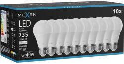Mexen Nova 10x Bec LED E27, A60, 7W, Neutru - 4000K, 735 lm - L100-E27-0740-01x10 (L100-E27-0740-01x10)
