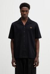 Fred Perry férfi pamut ing - fekete XXL