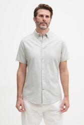 Barbour oxford férfi pamut Oxtown S/S Tailored Shirt - zöld S