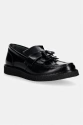 Fred Perry bőr mokaszin - fekete Férfi 42 - answear - 99 990 Ft