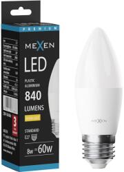 Mexen Nova Bec LED E27, C37, 8W, Caldă - 3000K, 840 lm - L102-E27-0830-01 (L102-E27-0830-01)