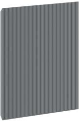 Mexen Rivel fațadă canelată pentru corpul dulapului de baie 35 x 43, 5 cm, grafit mat - 91A21-0350-470-1-66 (91A21-0350-470-1-66)