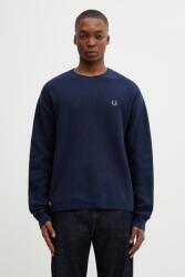 Fred Perry pamut pulóver - sötétkék M