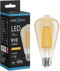 Mexen Vintis Bec cu filament LED E27, ST64, 10W, Cald - 2200K, 910 lm, chihlimbar - L152-E27-1022-50 (L152-E27-1022-50)