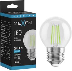 Mexen Vintis Bec LED filament E27, G45, 4W, 55 lm, verde - L156-E27-04XX-46 (L156-E27-04XX-46)