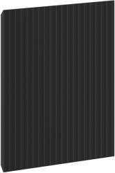 Mexen Rivel față canelată pentru corp dulap baie 35 x 43, 5 cm, negru mat - 91A21-0350-470-1-71 (91A21-0350-470-1-71)