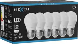 Mexen Nova 6x Bec LED E27, G45, 1W, Neutru - 4000K, 105 lm - L101-E27-0140-01x06 (L101-E27-0140-01x06)