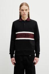 Fred Perry pamut hosszúujjú - fekete S - answear - 33 990 Ft