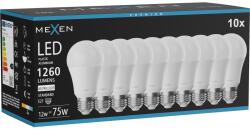 Mexen Nova 10x Bec LED E27, A60, 12W, Neutru - 4000K, 1260 lm - L100-E27-1240-01x10 (L100-E27-1240-01x10)