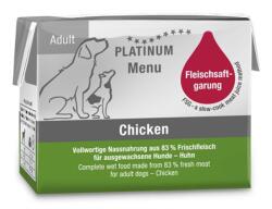 PLATINUM Menu Chicken - nedvestáp felnőtt kutyák számára 90 g