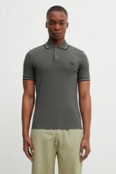 Fred Perry pamut póló - zöld L - answear - 37 990 Ft