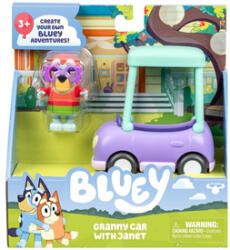 Moose Bluey Mașină cu Figurina Janet (BLU18924) Figurina