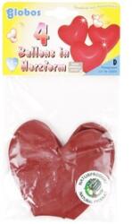 GLOBOS Set de 4 baloane în formă de inimă - 35 cm (33304)
