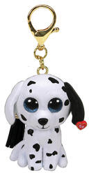 Ty Mini Boos clip figură de plastic FETCH - câine alb (TY 25069)