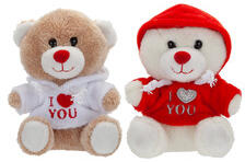  Ursuleț de pluș 11 cm cu pulover „I love you, 2 variante (445019)
