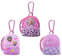 Mini rucsac Barbie, breloc, 10 cm, 3 tipuri (303602)