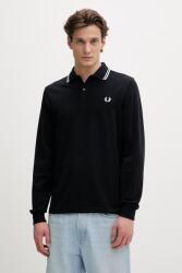 Fred Perry pamut hosszúujjú - sötétkék XXL