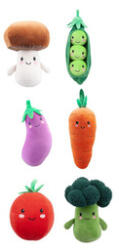  Jucării de pluș legume, 6 tipuri (456140)
