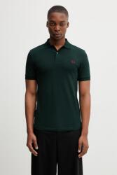 Fred Perry pamut póló - zöld S - answear - 37 990 Ft