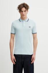 Fred Perry pamut póló - türkiz S - answear - 29 990 Ft