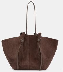 Yuzefi shopper női velúrbőr XL MOCHI - barna Univerzális méret