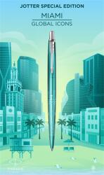 Parker Jotter Royal Special Edition Miami golyóstoll ezüst klipsz