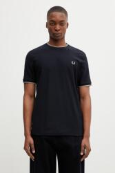 Fred Perry pamut póló - sötétkék S - answear - 18 990 Ft