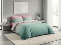  Lenjerie de pat din bumbac OMBRE verde-roz Dimensiune lenjerie de pat: 2 buc 70 x 90 cm | 200 x 220 cm Lenjerie de pat