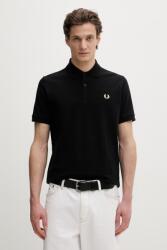 Fred Perry pamut póló - fekete M - answear - 32 990 Ft