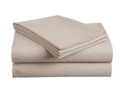 Cearsaf BASIC maro deschis 200x220 cm