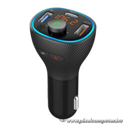 ART FM-73 autós FM transmitter - Bluetooth 5.0, PD 30W, QC 3.0, 3 port (5906721172093)