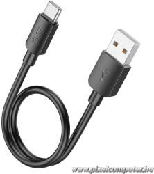 hoco. USB-A - USB-C 27W gyorstöltő kábel - 25 cm, Power Delivery (6942007609401)