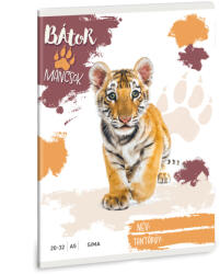Ars Una Füzet Sima A/5 Bátor Mancsok-Tigris (5501) 25 (AU53615015)