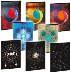 Ars Una Extra Kapcsos Füzet A/5 Vonalas Mystic Constellation (5191) 22 (AU53131911)