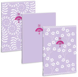Ars Una Extra Kapcsos Füzet A/4 Négyzetrácsos Purple Spring (5245) 22 (AU53122452)