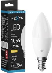 Mexen Nova LED izzó E14, C37, 10W, Meleg - 3000K, 1055 lm - L102-E14-1030-01 (L102-E14-1030-01)