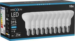 Mexen Nova 10 db LED izzó E14, R50, 3W, Hideg - 6500K, 315 lm - L103-E14-0365-01x10 (L103-E14-0365-01x10)
