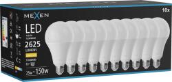 Mexen Nova 10x LED izzó E27, A95, 25W, Meleg - 3000K, 2625 lm - L100-E27-2530-01x10 (L100-E27-2530-01x10)