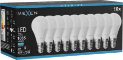 Mexen Nova 10x LED Izzó E14, G45, 10W, Hideg - 6500K, 1055 lm - L101-E14-1065-01x10 (L101-E14-1065-01x10)