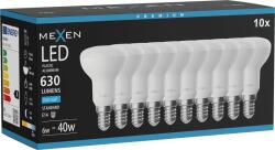 Mexen Nova 10x LED izzó E14, R50, 6W, Hideg - 6500K, 630 lm - L103-E14-0665-01x10 (L103-E14-0665-01x10)