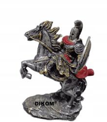 Dikom Lovag Figura Lovas Szobor Dikom Műgyanta Spartan Színes 15, 5cm (5907296316011 DIKOM)
