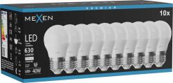 Mexen Nova 10x LED izzó E27, G45, 6W, Semleges - 4000K, 630 lm - L101-E27-0640-01x10 (L101-E27-0640-01x10)