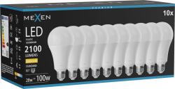 Mexen Nova 10x LED izzó E27, A70, 20W, Meleg - 3000K, 2100 lm - L100-E27-2030-01x10 (L100-E27-2030-01x10)