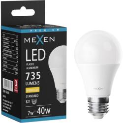 Mexen Nova LED izzó E27, A60, 7W, Meleg - 3000K, 735 lm - L100-E27-0730-01 (L100-E27-0730-01)